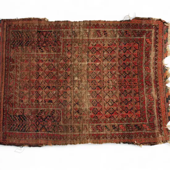 Baluch wool prayer rug,